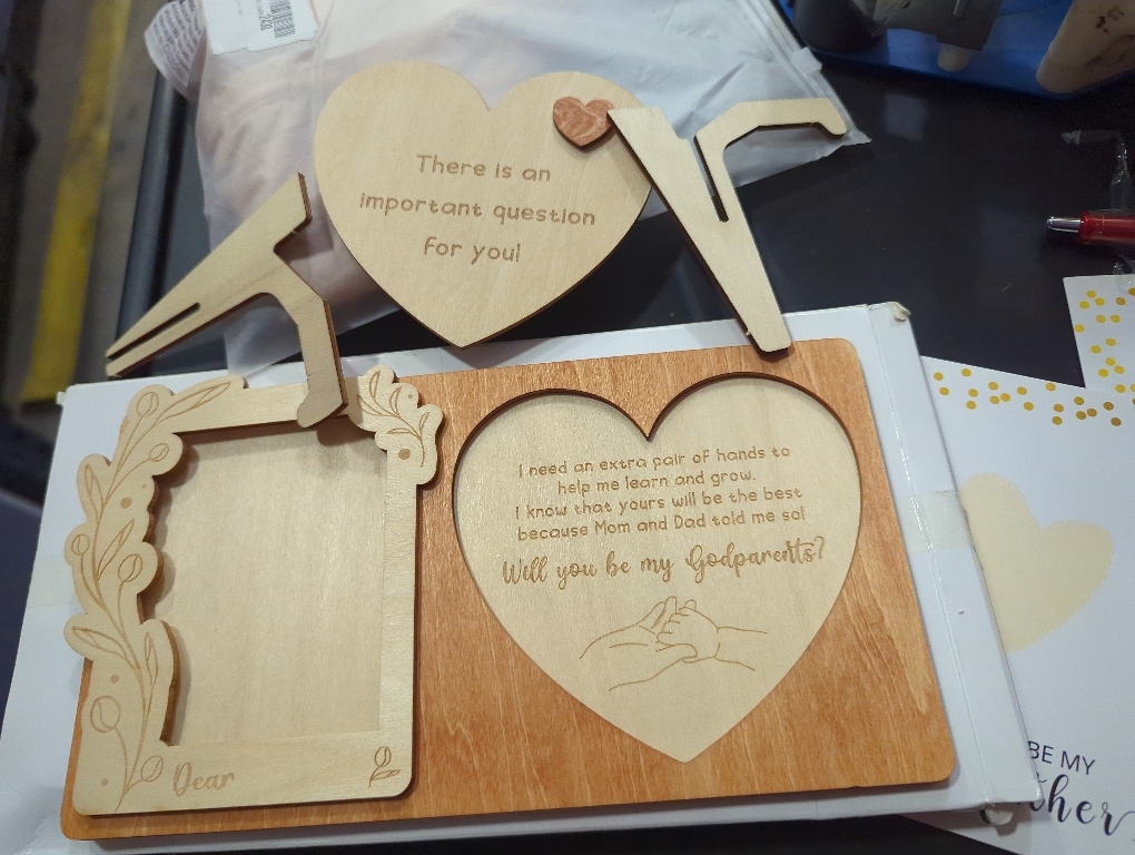 Will You Be My Godmother Proposal Gift - God Mother Proposal Gift, Godmother Picture Frame from Godchild, Fairy God Mom Proposal Card Puzzle