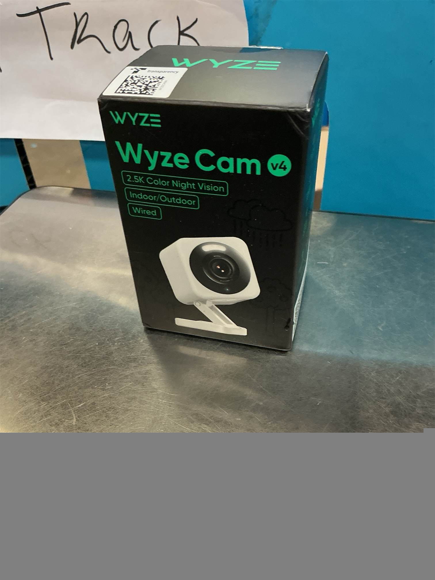 WYZE Cam v4 (Latest Model), 2.5K AI Security Camera, Indoor/Outdoor Cameras for Home Security, Baby Monitor & Pet Camera, Vibrant Color Night Vision, No Subscription Required, Free Expert Help