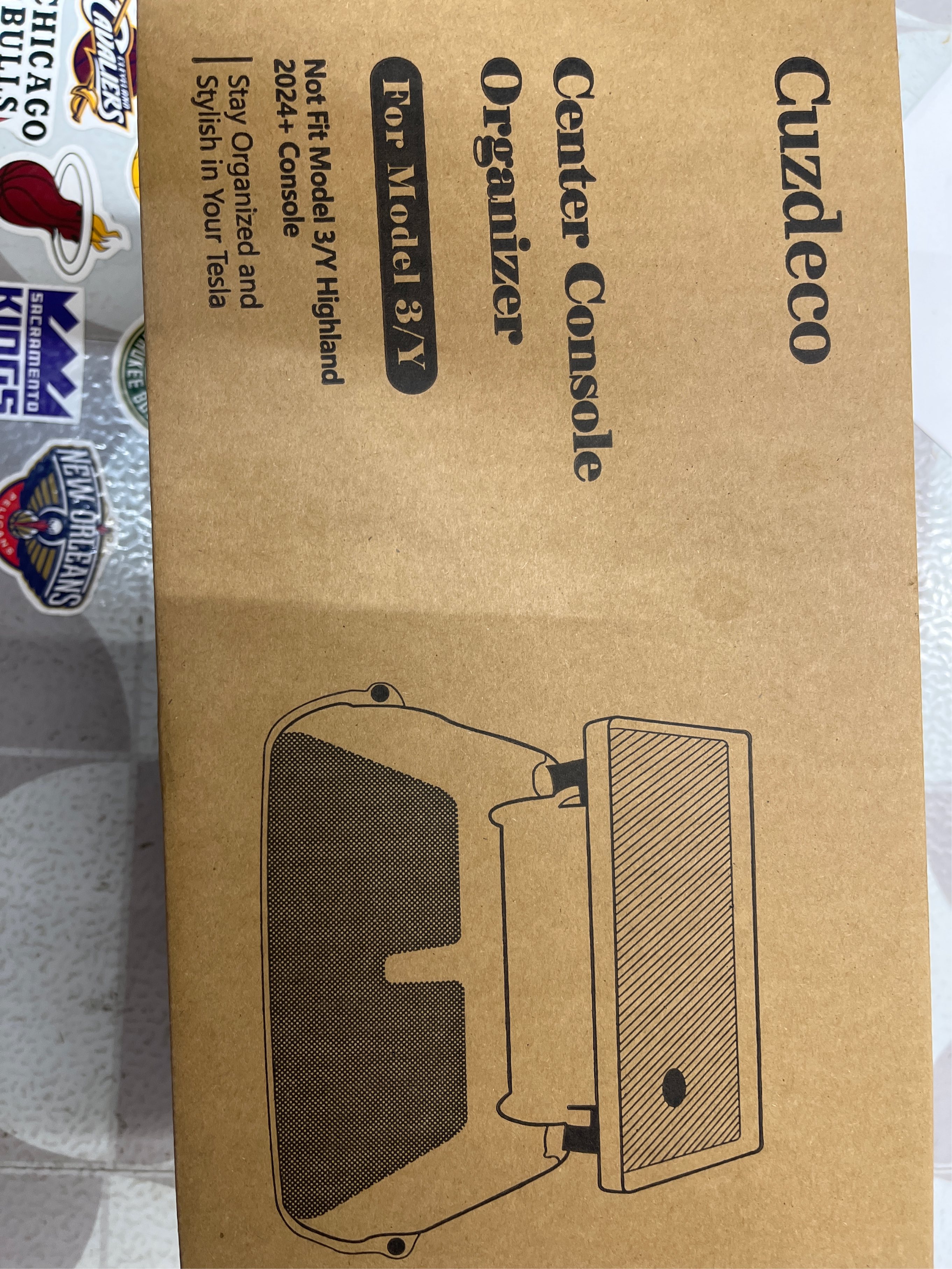 center console organizer