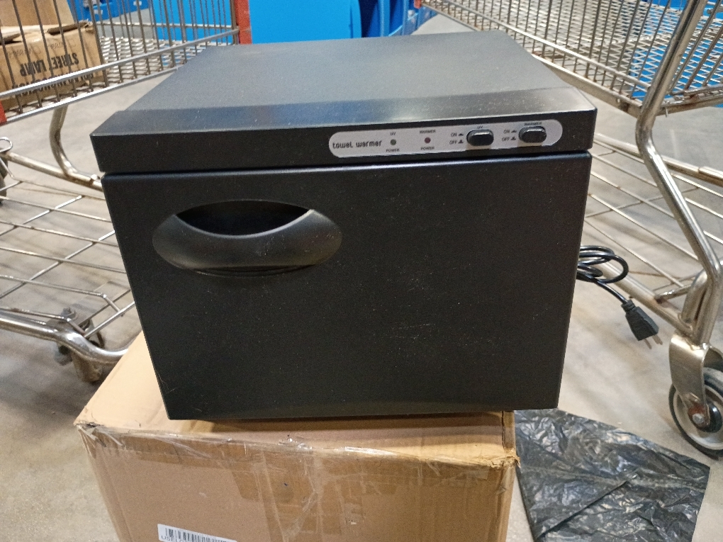 Winado Hot Towel Warmer Cabinet, 8L Mini Hot Bath Towel Warmer, Esthetician Towel Heating Cabinet for Facial Spa, Massage, Barber Shops and Home, Black