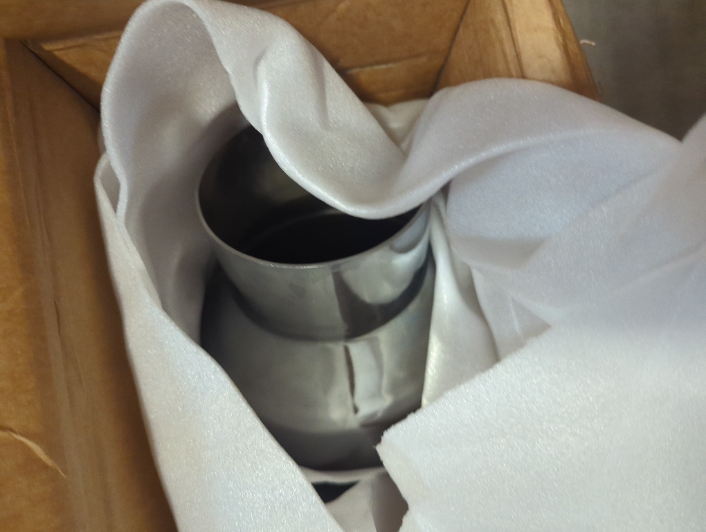 Exhaust Tip, 5 Inch Diesel Exhaust Tip Elbow Tip with a Clamp, 5'' Inlet 8'' Outlet Chrome Exhaust Tip for Pickups, Trucks and Cars