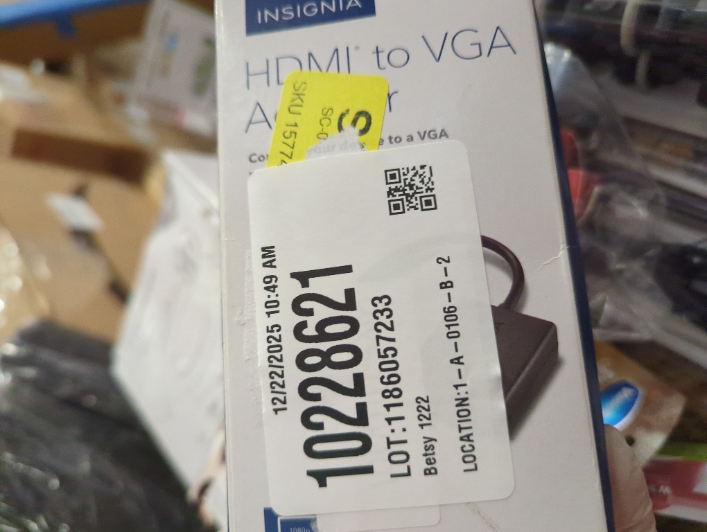 Insignia HDMI-to-VGA Adapter, Model: NS-PG95503, Black