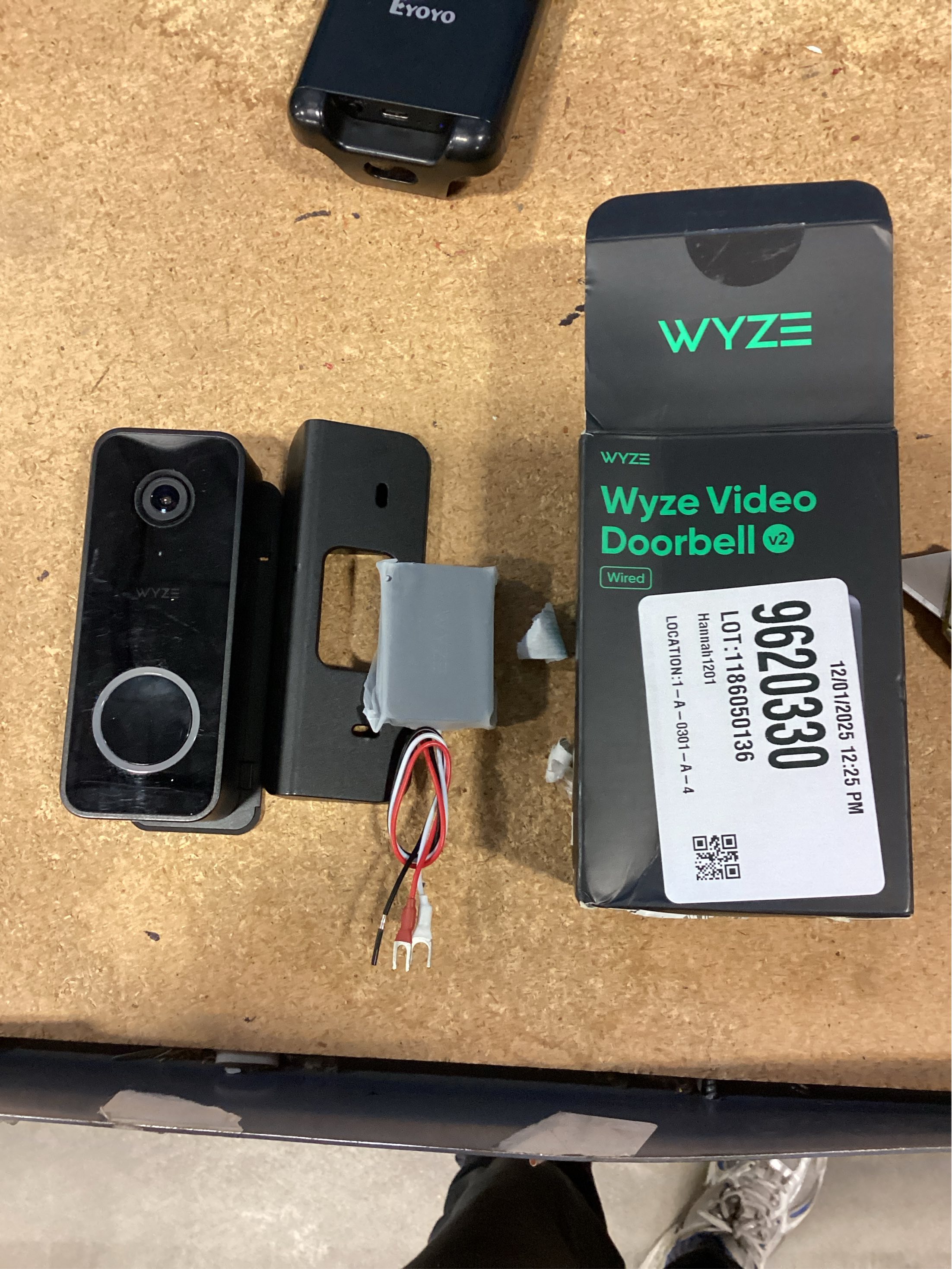 Wired Video Doorbell v2, 2K HD Video with Head-to-Toe view, 2-way Audio, Night Vision, Voice Assistants