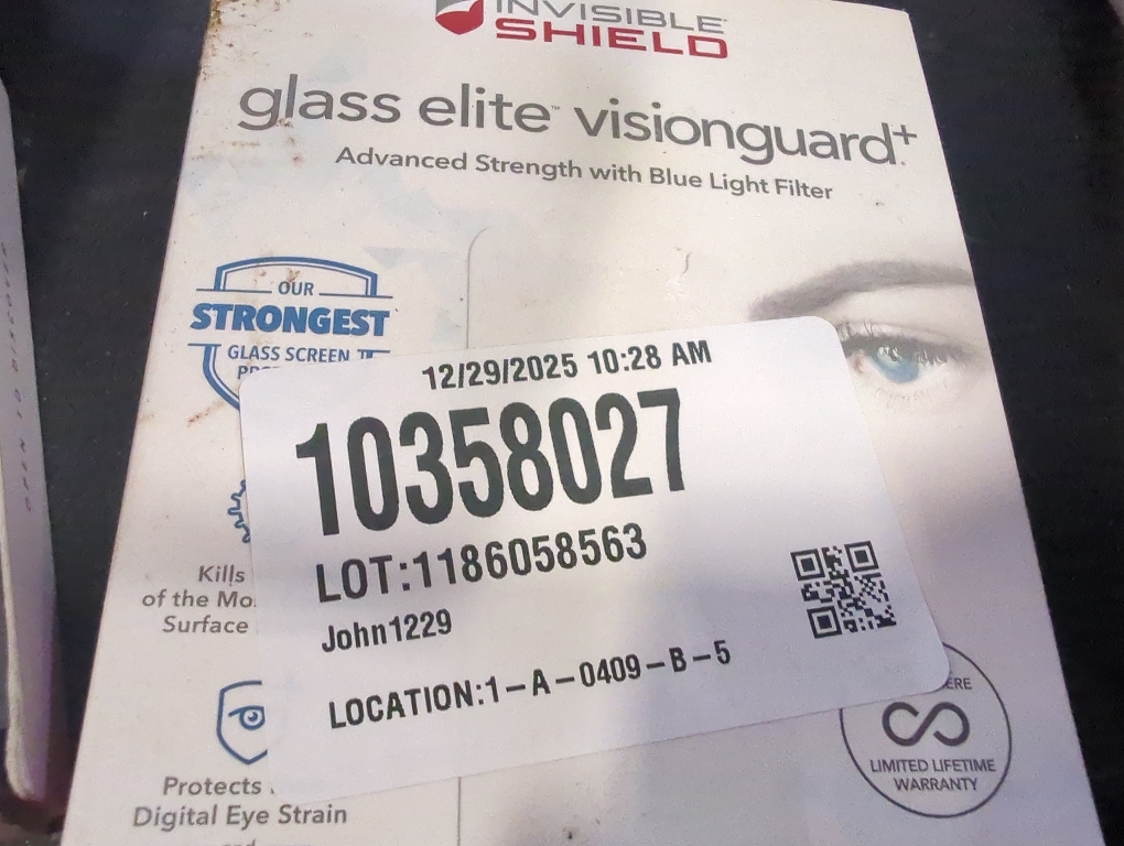 ZAGG - InvisibleShieldÂ® Glass Elite VisionGuard  Blue Light Filtering Screen Protector for Apple iPhone 12 Mini