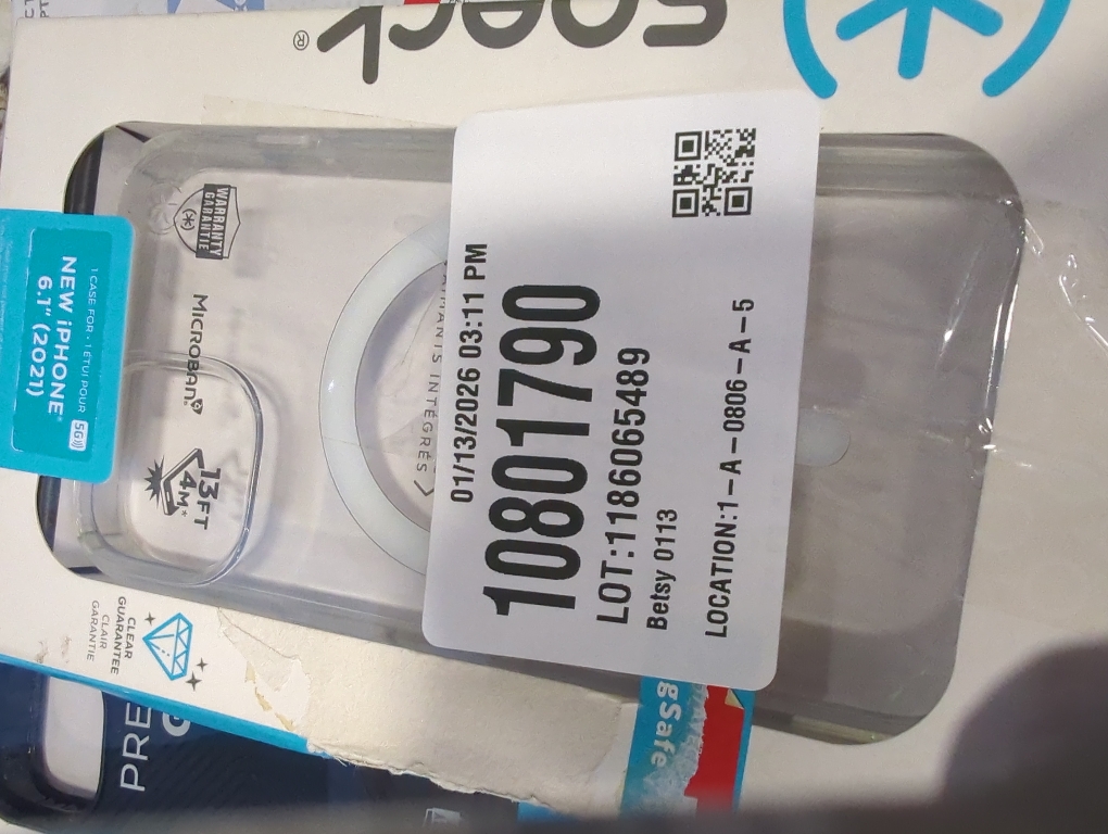 Speck Apple iPhone 13 Presidio Case with MagSafe - Clear