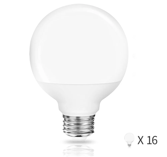 VANITII Led Light G95 Bulbs 16pc