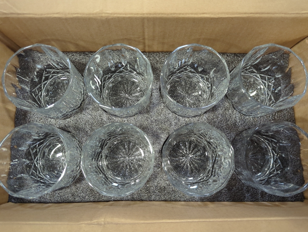 Crystal Whiskey Glasses Set of 8(Buy 6, get 2 Free), 11 OZ Old Fashioned Whiskey Glasses, Bourbon Cocktail Rocks Glasses, Clear Bar Glasses for Drinking Scotch Vodka Tequila Rum Gift for Men