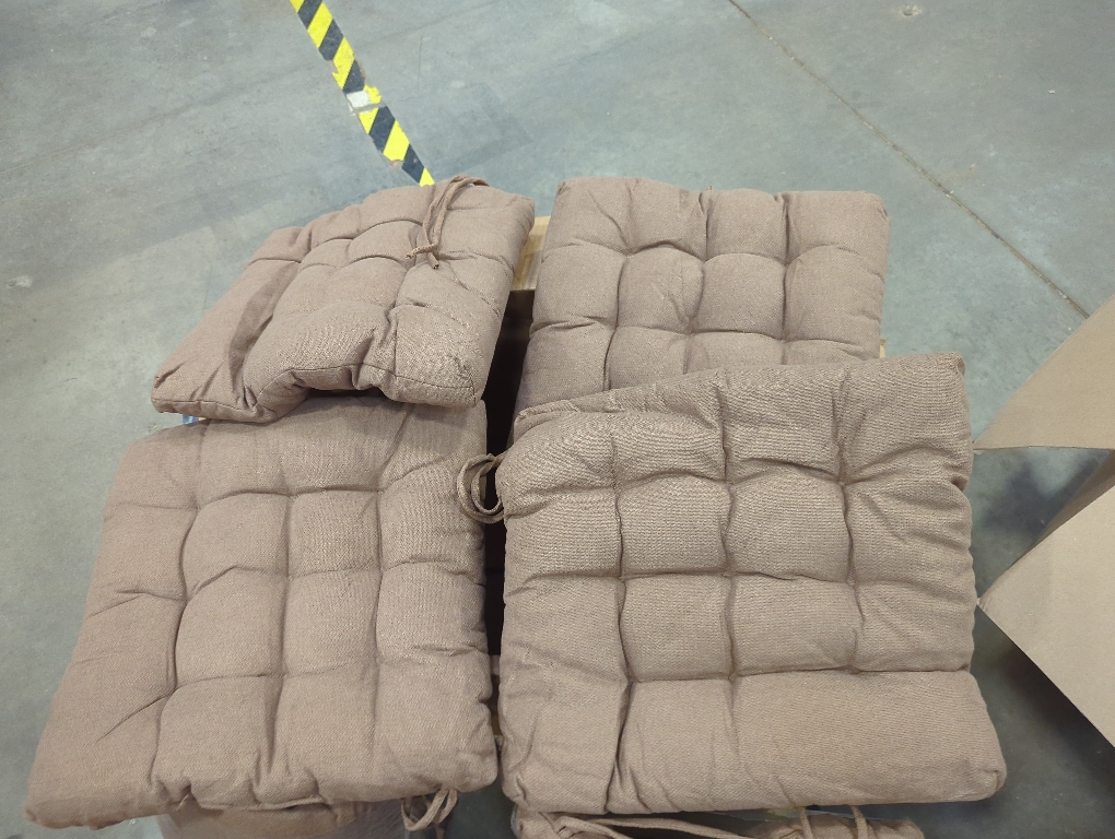 6 Pack Brown Seat Cushion, Chair Cushion, Comfort Chair Pads, Chair Mat for Indoor, Outdoor Dining Chair, Office Chair, Desk Chair