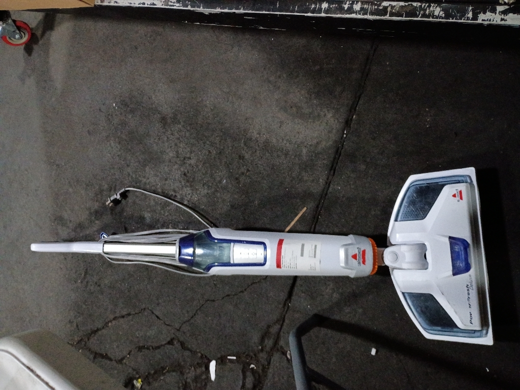 Bissell PowerFresh Deluxe 1806 Steam Mop for Tile, Hardwood & Sealed Floors w/Built‑in SpotBoost Brush, Fast 30‑Second Warm‑Up, Variable Steam Levels, Fresh Scent Discs Compatible