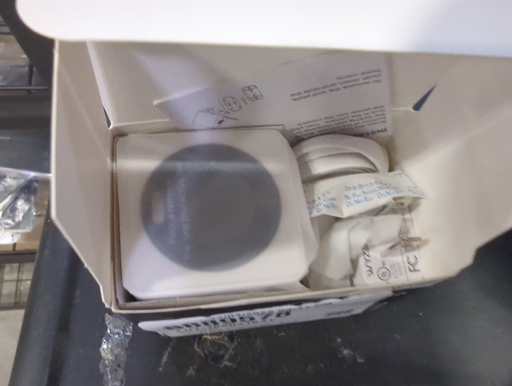 Color White Wyze Cam OG Plug-in Indoor and Outdoor Smart-Enabled Security Camera