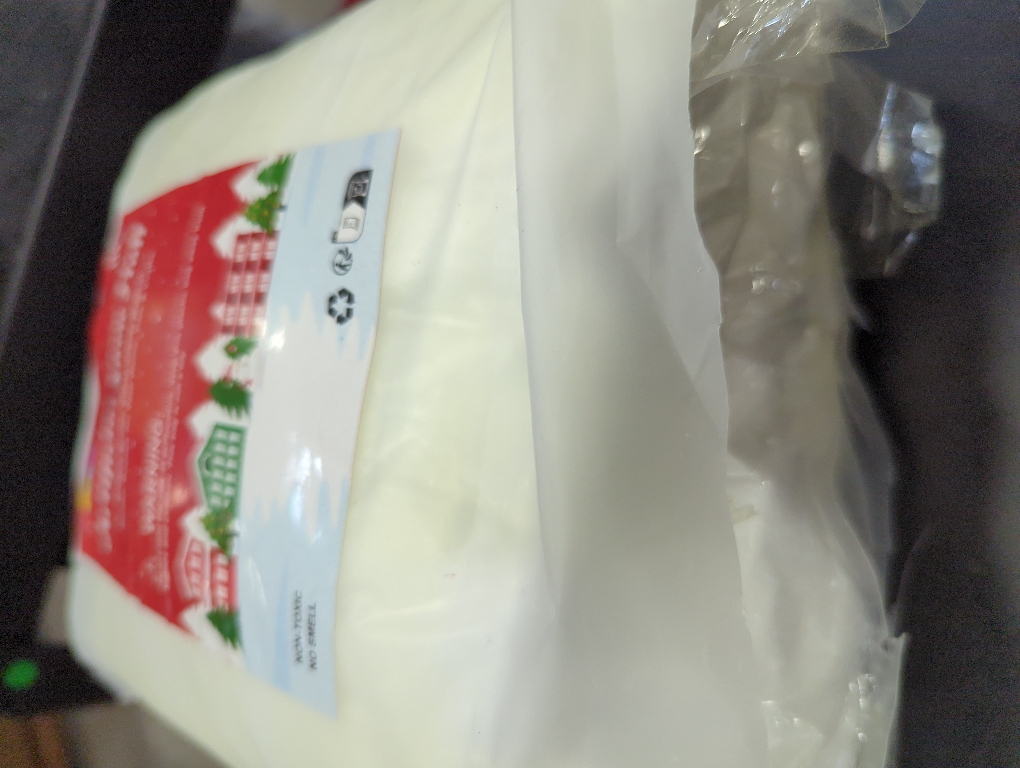 JOYIN 1 LB Fake Snow Cotton Christmas Decorations, Soft Snow Blanket for Christmas Village Accessories Indoor Winter Artificial White Clouds Craft Indoor Home Decor Tree Snowman Scene Display