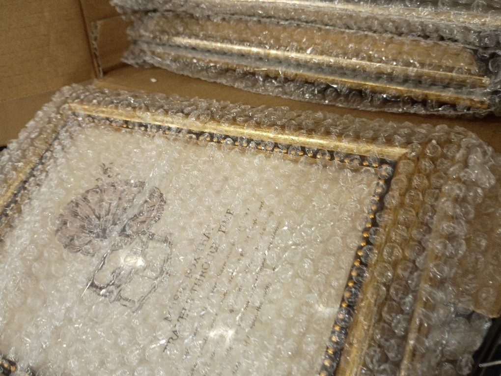 4x6 Picture Frame with Real Glass, 4 set Ornate Vintage Picture Frames for Wall or Tabletop Display, Gold 4 x 6 Frame for Wall home best gift