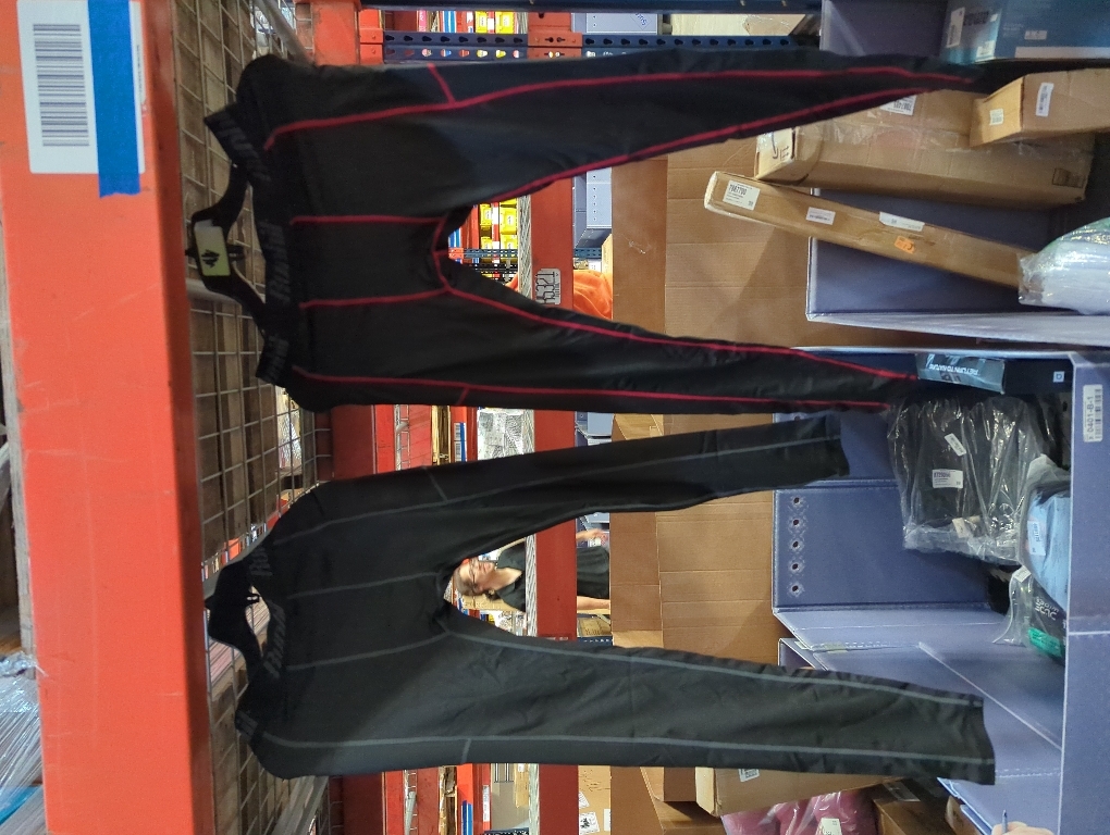 Size M 2 PCS OEBLD Compression Pants Men UV Blocking Running Tights Gym Yoga Leggings for Athletic Workout