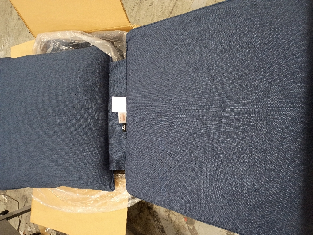 Joyside Outdoor Chair Cushions Set, 22x25/22x24 Inch Patio Furniture Deep Seat Cushions, Water Resistant & Thick Cushion, Outdoor Replacement Cushions for Seat and Sofa (Blue, 2 Set)