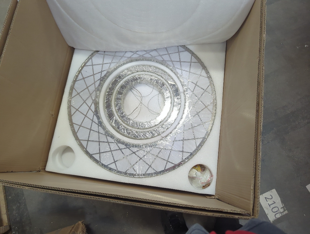 32W Modern Chandeliers Living Room Light Crystal Flat Mounted Ceiling Lights Dining Room Light Bedroom Ceiling Drop Lighting Fixture Remote Dimmable Lights Bright Light with Dimming Night Light LED