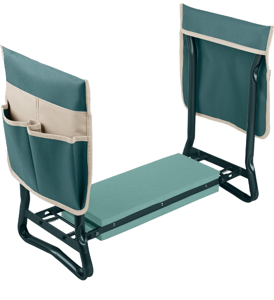 Garden Kneeling Pad Stool - Removable Pockets for Gardening Tools