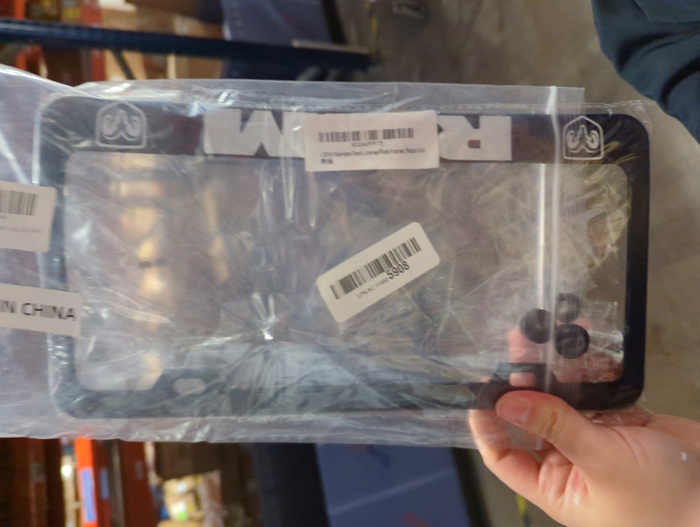 OEM Stainless Steel License Plate Frame for RAM