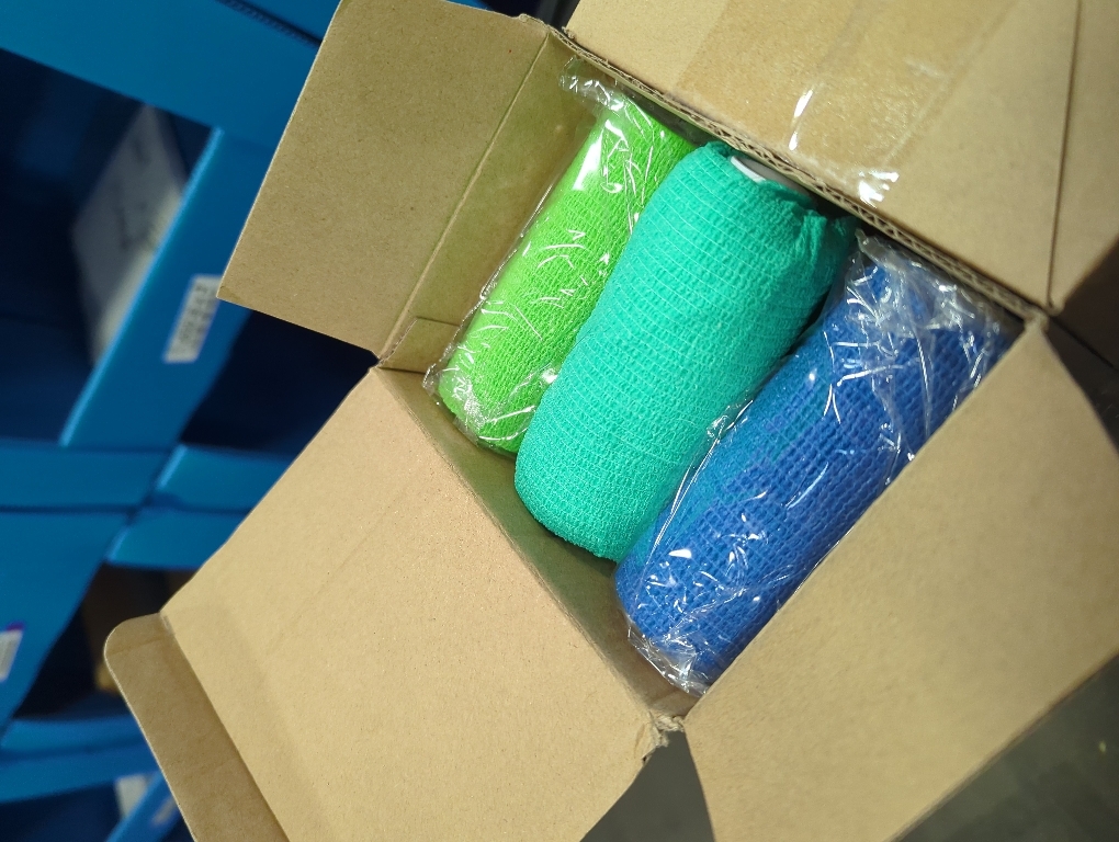 AZEN 9 Pack Self Adhesive Bandage Wrap, 4 X 5 Yards Elastic Cohesive Bandage Wrap, Color Athletic Tape, Tattoo Grip Tape Wrap, Vet Wrap, Ankle Tape