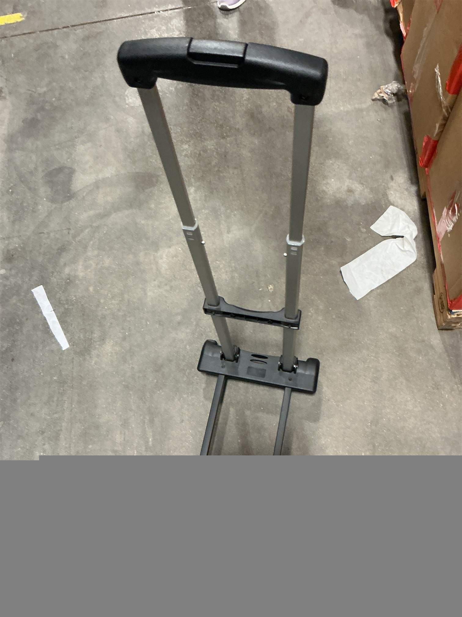 KEDSUM Mini Luggage Cart with Wheels Foldable, Lightweight Trolley Cart with Wheels, Expandable Baseplate Foding Hand Truck, 120 LBS Portable Dolly for Airport, Travel and Moving, 100% Aluminum