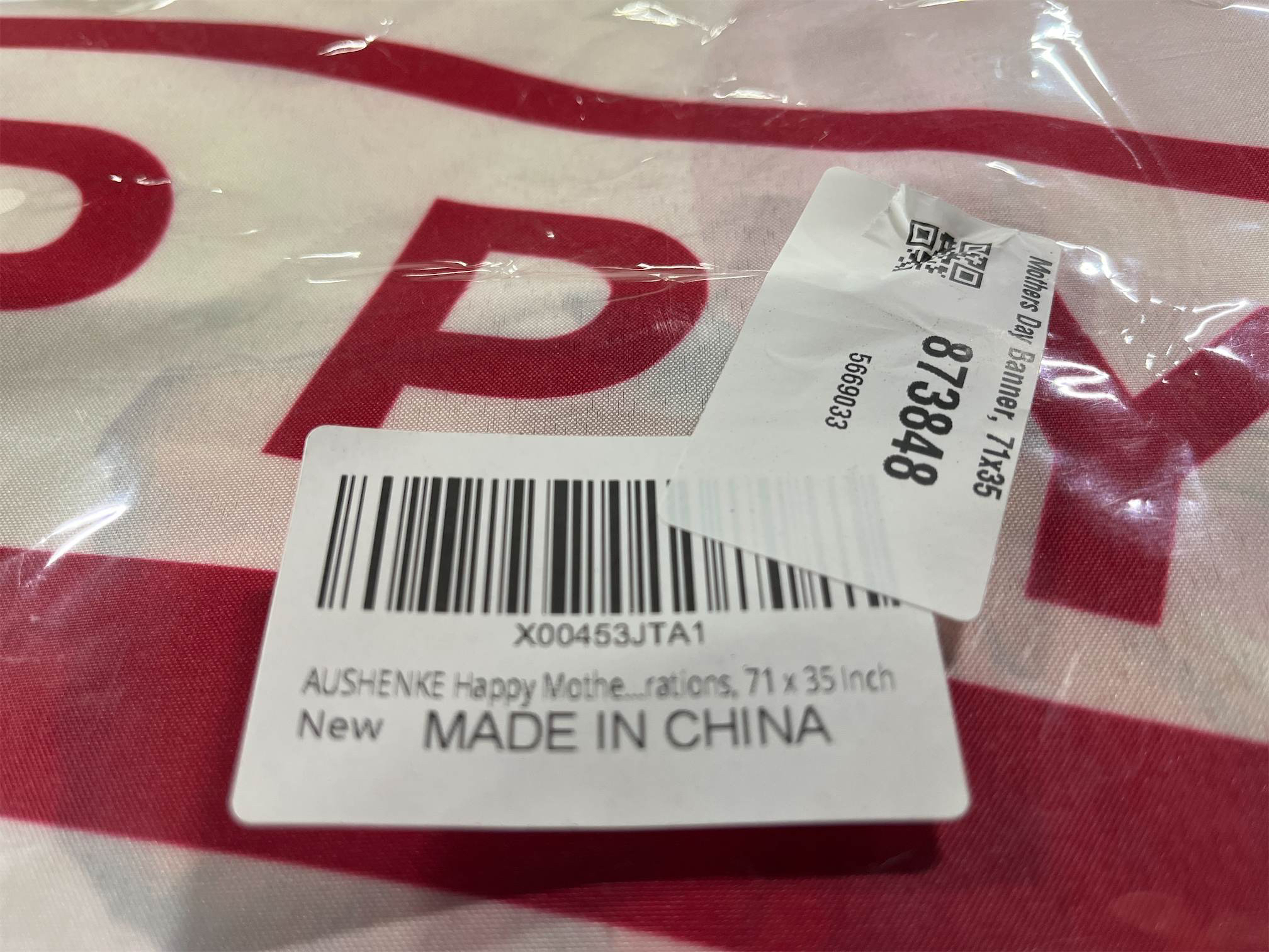 Mothers Day Banner 71 x 35 inch