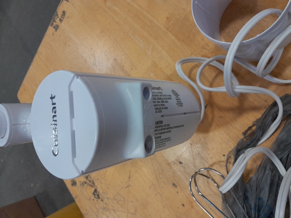 Cuisinart 5 Speed Hand Mixer, HM-150, White‼️light dirt‼️