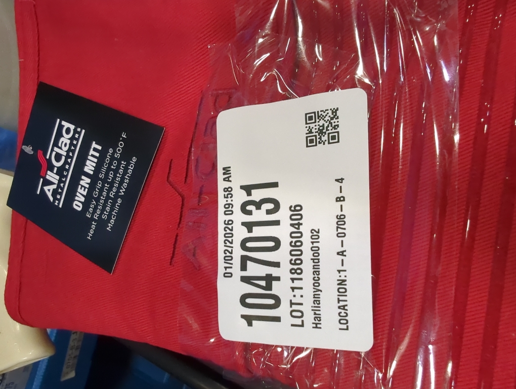 All-Clad Silicone Oven Mitt, 2 Pack Chili