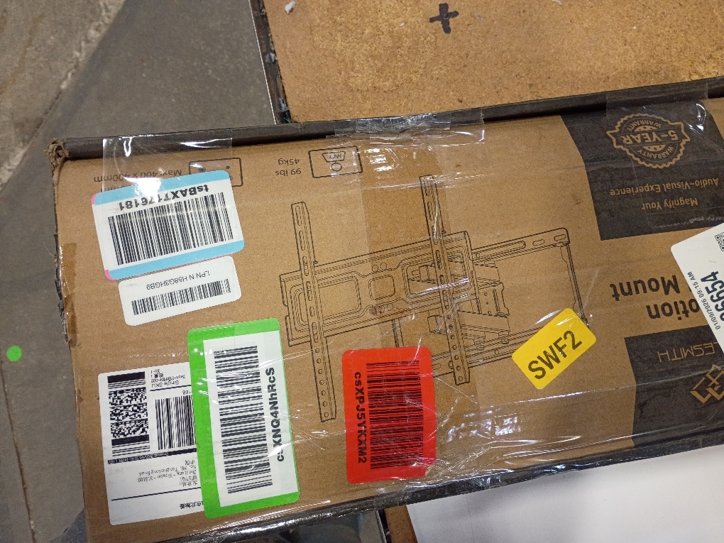 Perlegear UL Listed Full Motion TV Wall Mount for 42-90 inch TVs up to 132 lbs, TV Mount with Dual Articulating Arms, Tool-Free Tilt, Swivel, Extension, Leveling, Max VESA 600x400mm, 16 Studs, PGLF8.