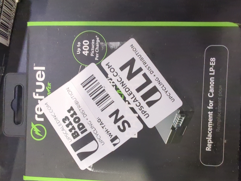 Digipower Re-Fuel Rechargeable Lithium-Ion Replacement Battery for Canon LP-E8 (RF-LPE8) -