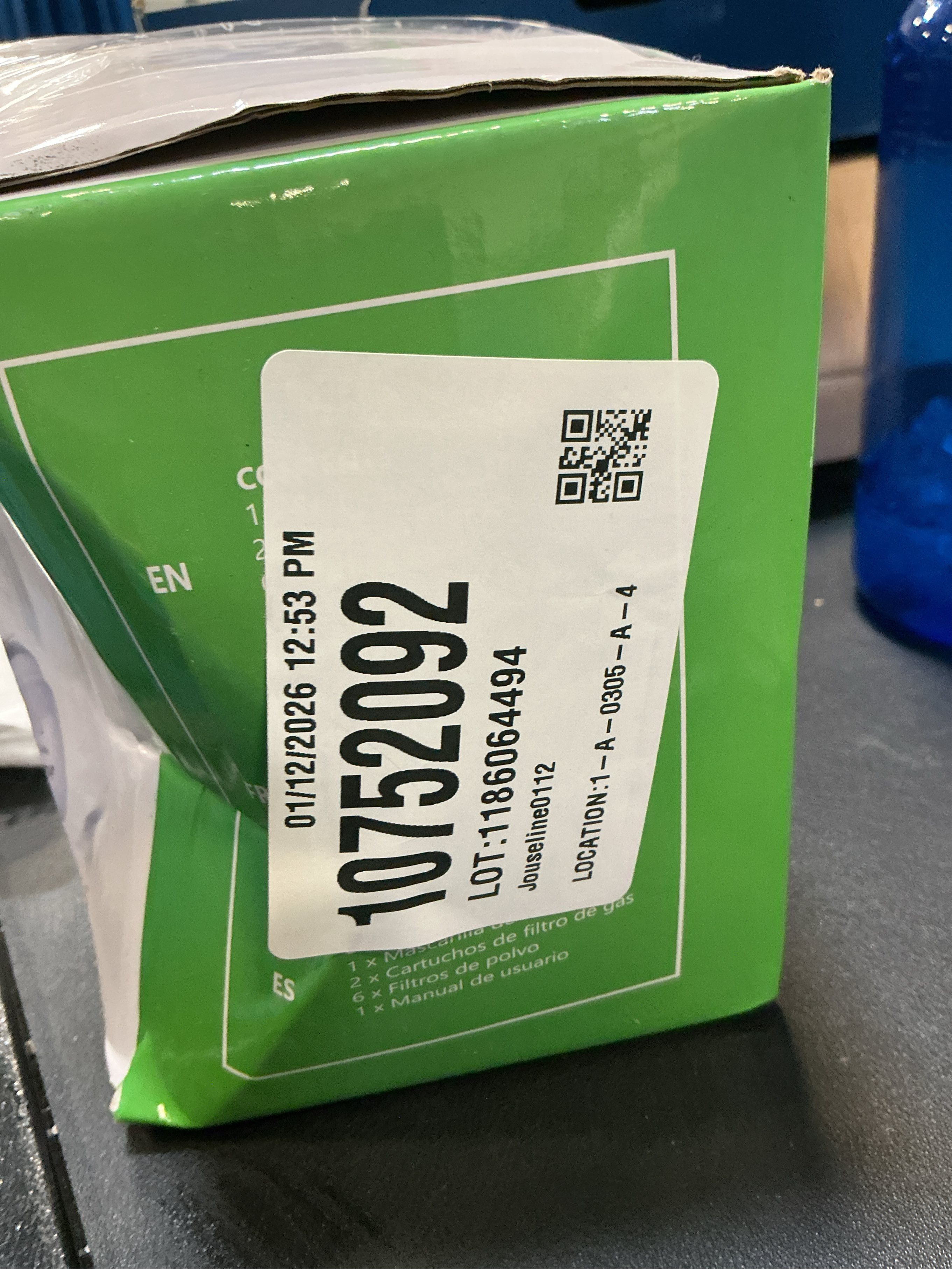 AirGearPro M-500 ABEK1-P2 Reusable Respirator Mask | Anti-Dust Gas mask Ideal for Spray Painting, Sanding, Building work, Chemical, DIY and more.