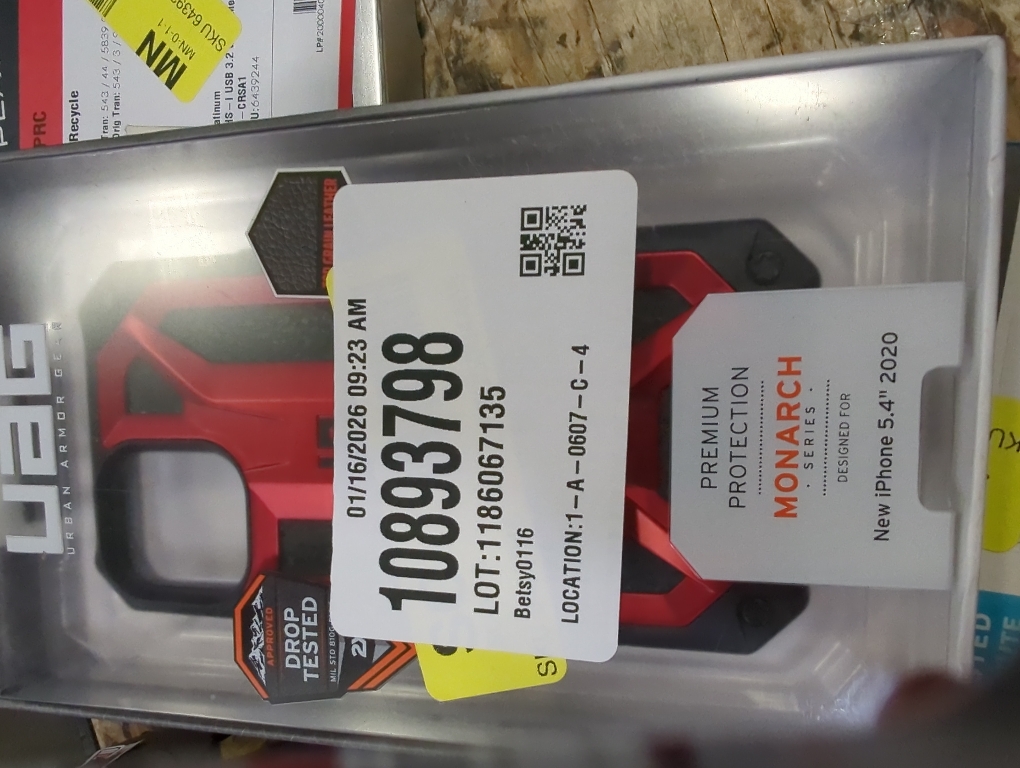 UAG - Monarch Series Hard Shell Case for iPhone 12 Mini - Crimson