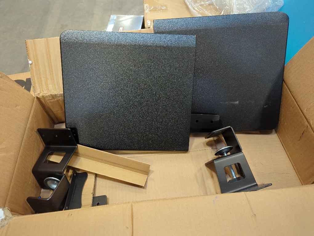 HUANUO Keyboard Tray Under Desk, 360 Adjustable Ergonomic Sliding Keyboard & Mouse Tray, Under Desk Keyboard Tray Slide Out, Keyboard Holder Under Desk for Typing in Home, Office Work, 25W x 9.84D