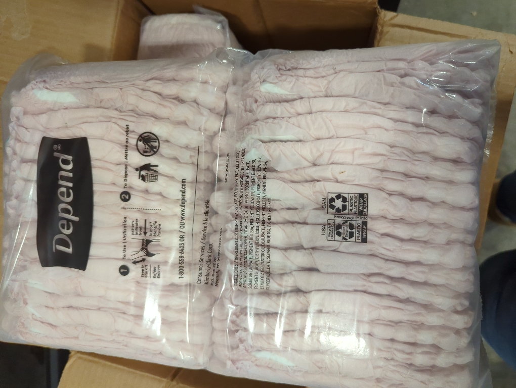 Depend Fresh Protection Adult Incontinence & Postpartum Underwear for Women - Maximum Absorbency - XL - Blush - 68ct