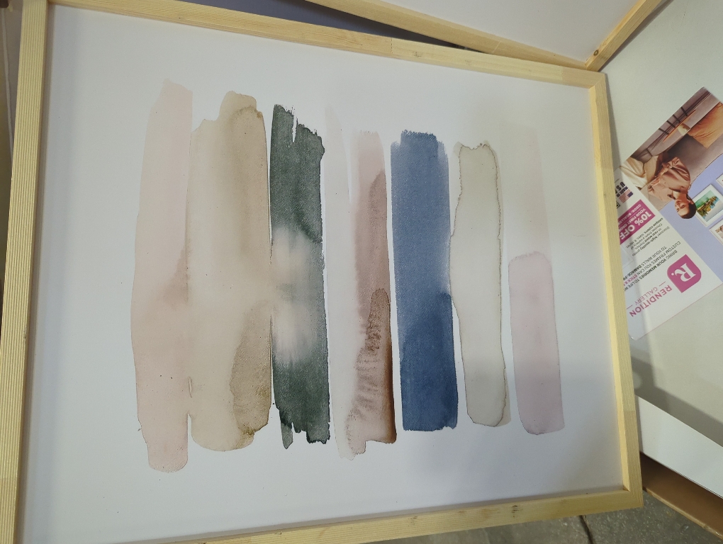 Faint Swatches I - Premium Framed Canvas 2 Piece Set