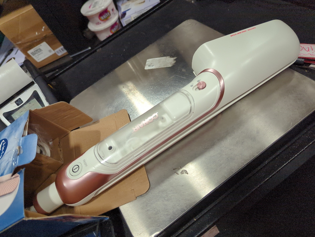 Conair Steam Stylist | Press Iron & Steamer - Great for Home, Office, or Travel | 3-in-1 Steam Iron for Quick Wrinkle Removal | Dry Cleaner-Quality Creasing and Pressing Made Easy