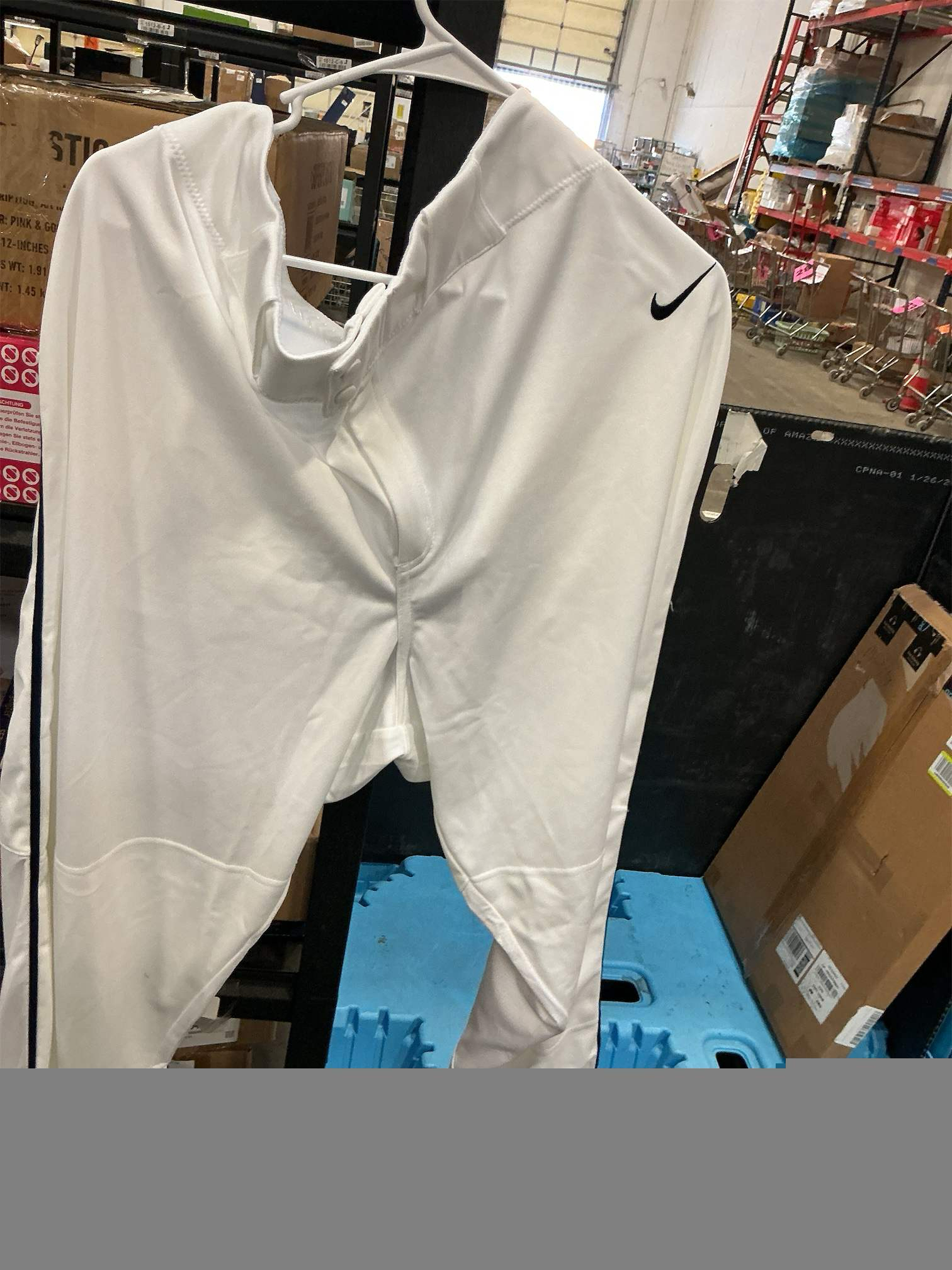 XL Nike Vapor Select Piped Pant - Large White/Black
