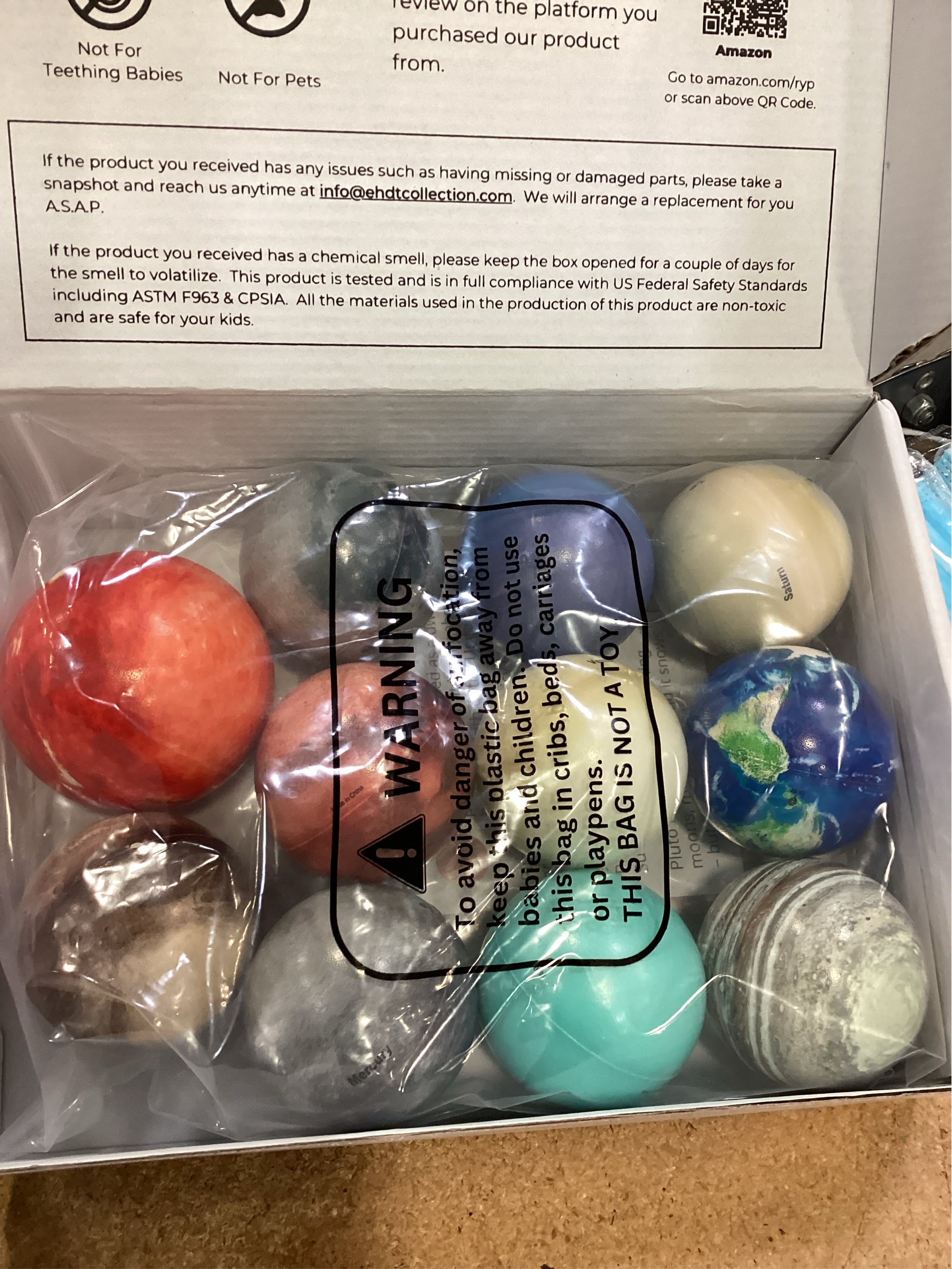 Planets for Kids Solar System Toys 3-5, Solar System for Kids, Space Toys for Kid 5-7, Science Toy Model, Space Balls, Astronaut Toy