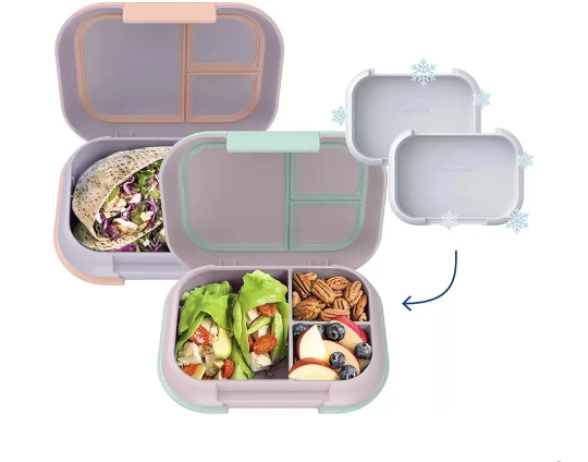 2 PACK - Bentgo Chill Max Pink Purple Leak Proof Plastic Hard Shell Lunch Boxes