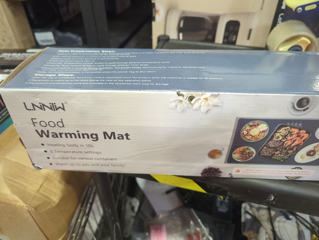 Warming Mat For Food Extra Large 36x16 580W Food Warmer Chafing Dishes for Buffet,Food Warming Mat,Food Warmers for Parties Buffet,6 Temp 6 Hour Timer Heating Mat for Food Christmas Gifts