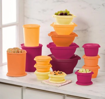 Tupperware Heritage Collection 32-piece Food Storage Container Set MISSING ACCESSORIES/PARTS