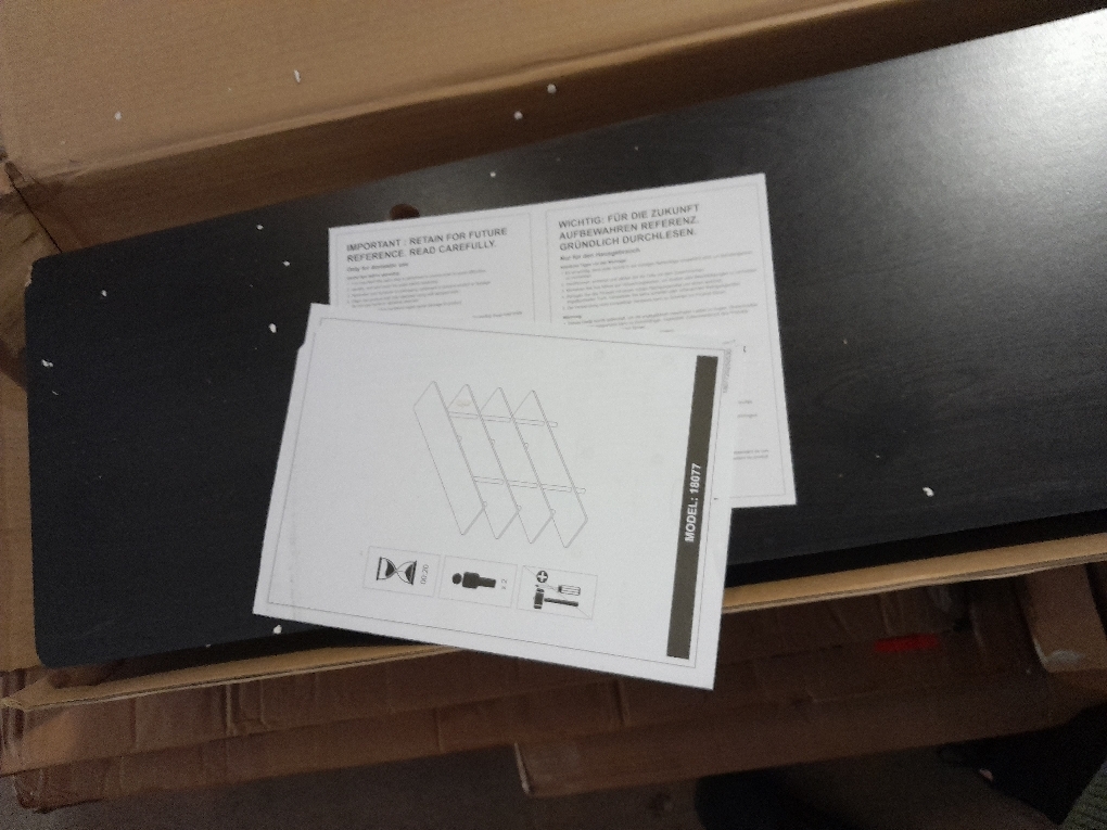 Furinno Turn-N-Tube 4-Tier Wide Display Shelf, Espresso/Black