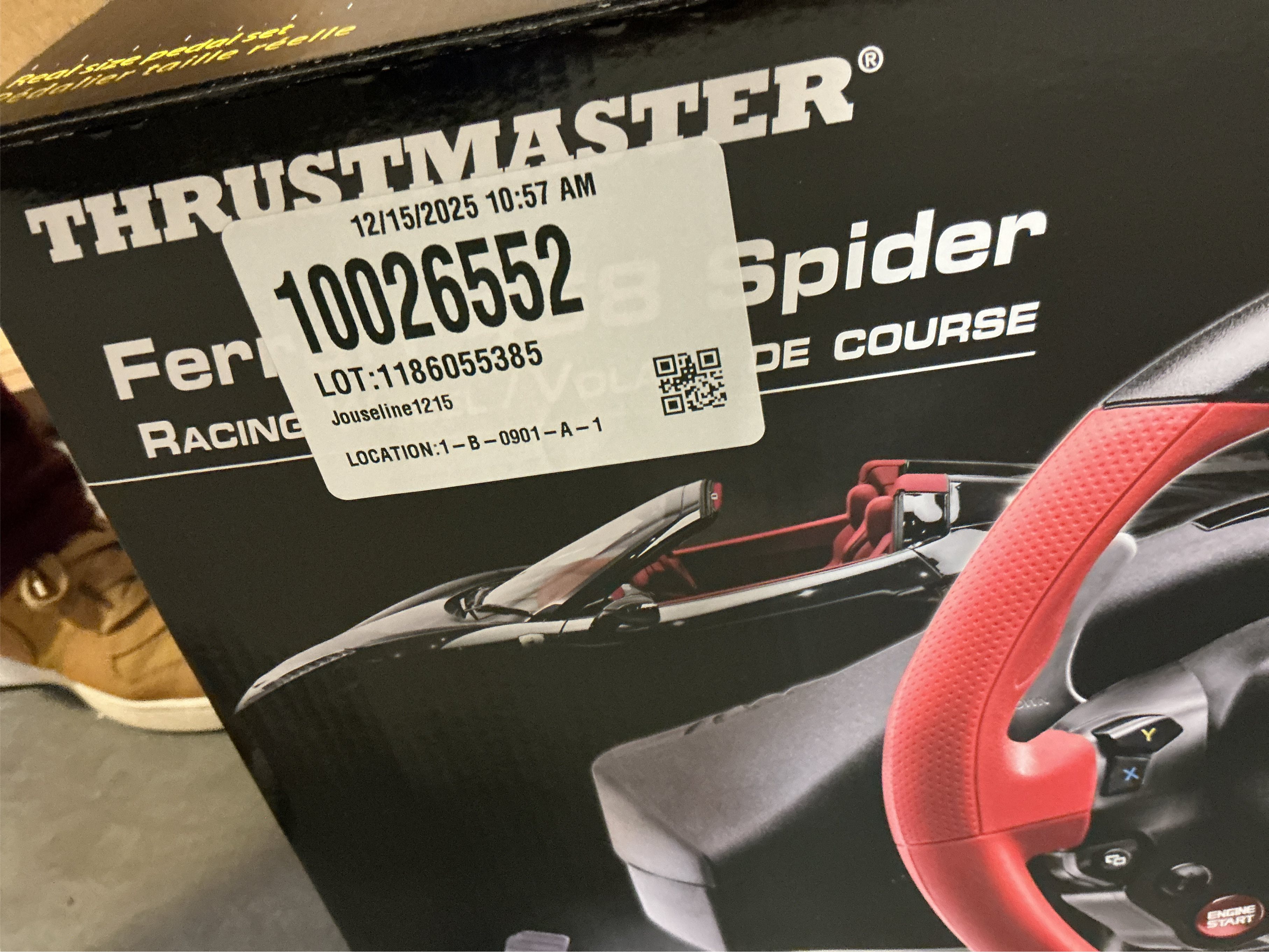 Thrustmaster Ferrari 458 Spider Racing Wheel ( XBOX ONE )