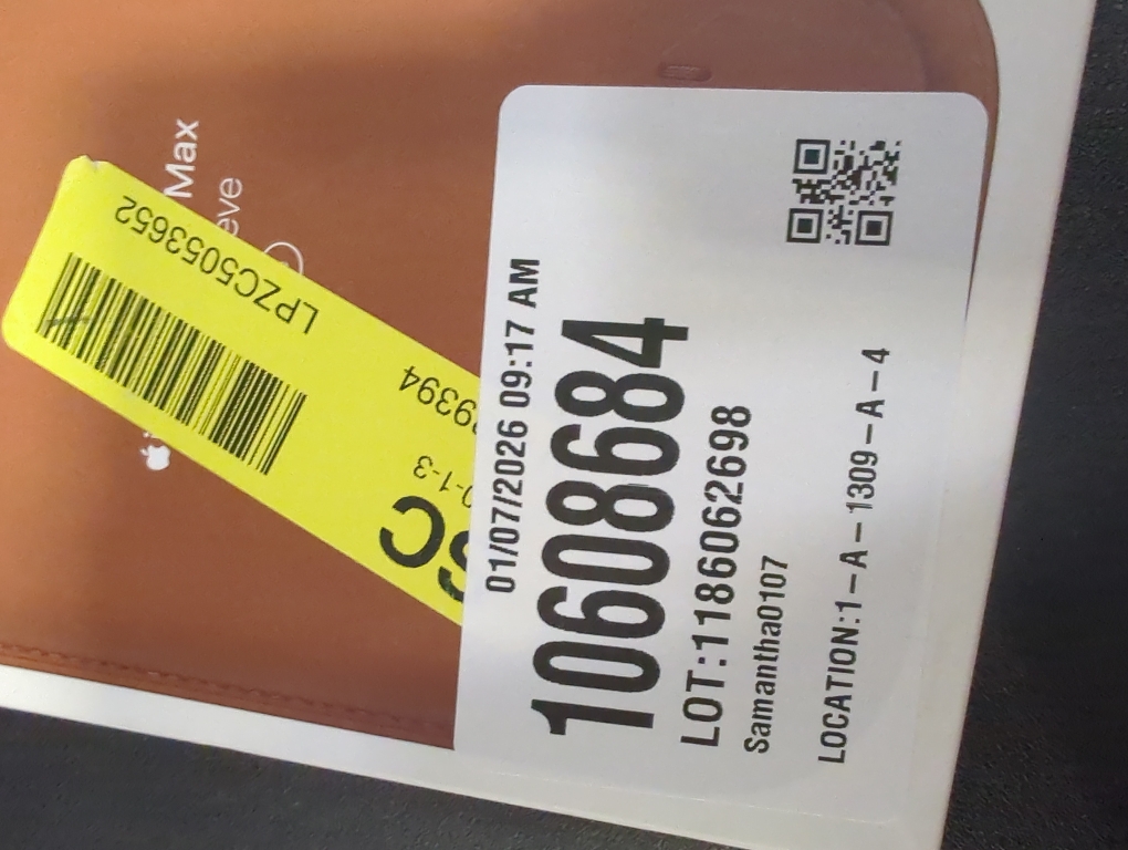 Official Leather Sleeve for MagSafe for iPhone 12 Pro Max - Saddle Brown