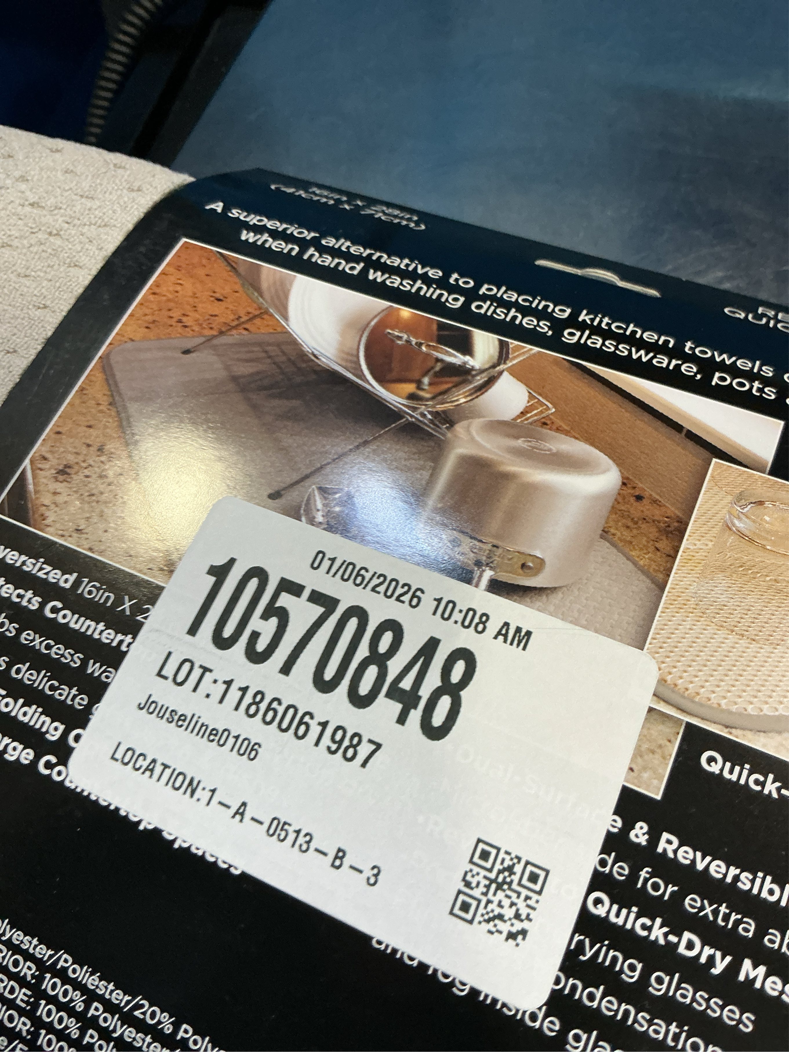 All-Clad Premium Reversible Dish Drying Mat for Kitchen: 16 x 28 Ultra-Absorbent, Long-Lasting, No Condensation, and Oversized for Large Pots and Pans - 1 Pack, Titanium