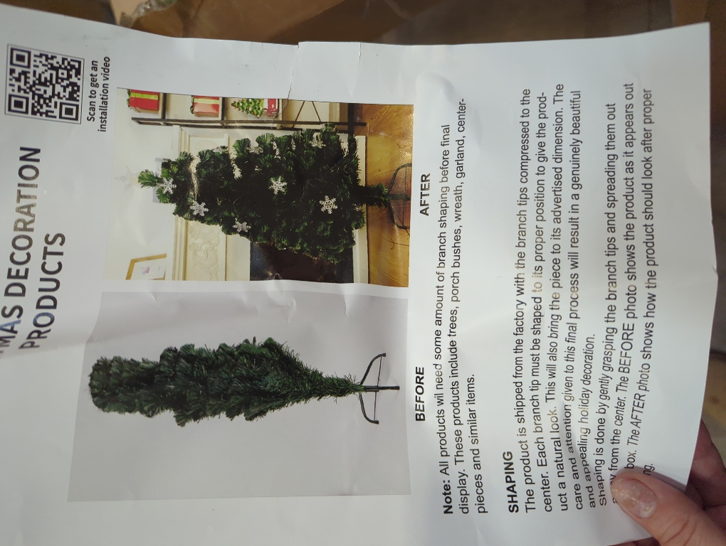 Prsildan 5 FT Artificial Christmas Tree, Pre-Lit Optical Fiber Xmas Trees with Multicolor LED Lights, Snowflakes & Top Star, Lighted Christmas Tree Holiday Home Decor