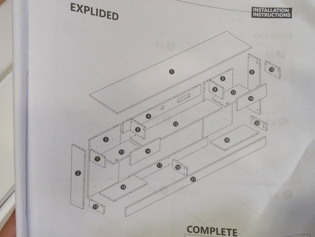 White TV Stand with Fireplace Mount