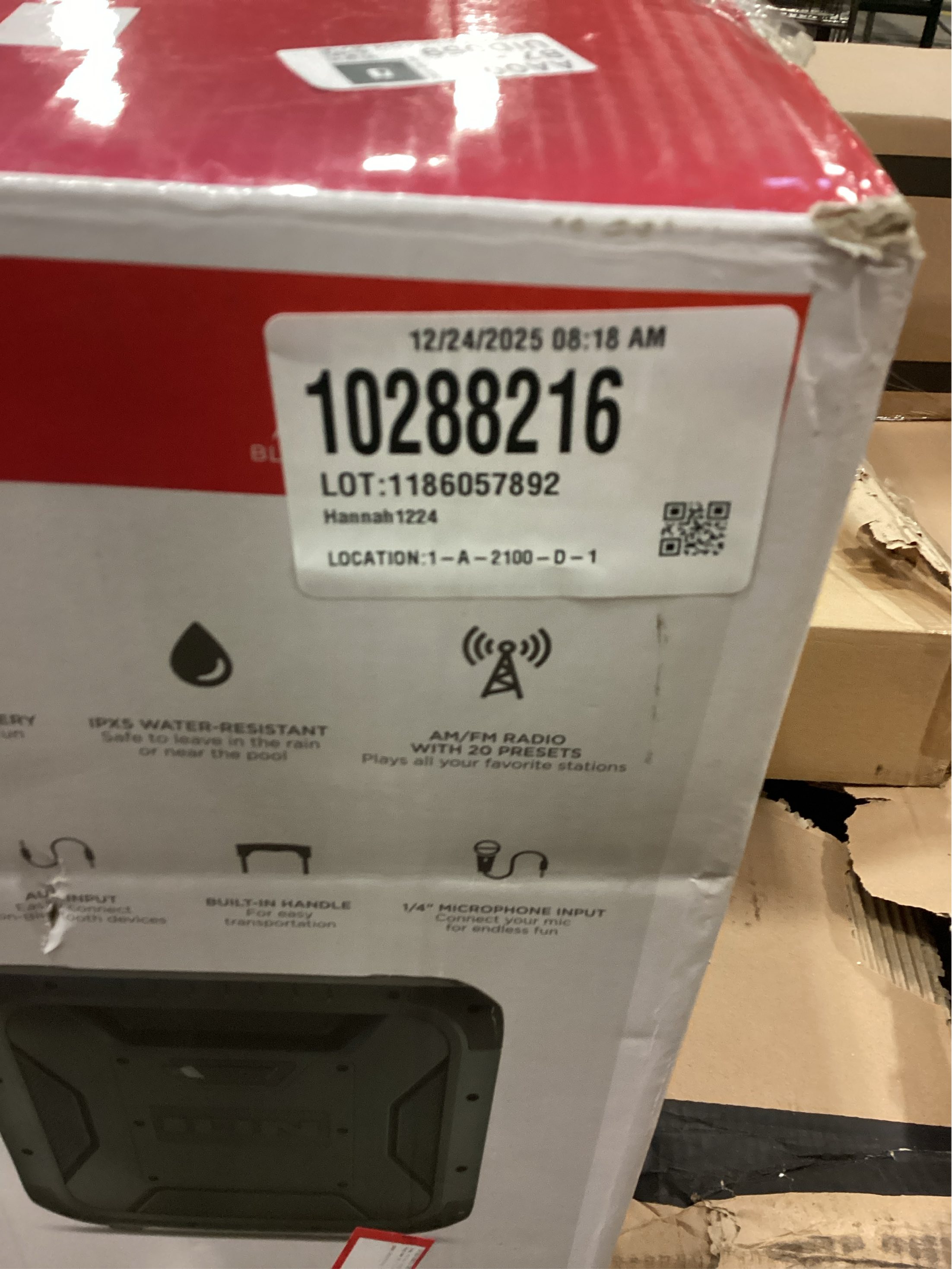 ION Audio Sport - Speaker - for portable use - wireless - Bluetooth, NFC - App-controlled - 2-way