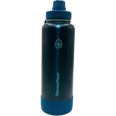 ThermoFlask Insulated Water Bottle with Straw Lid 40 oz