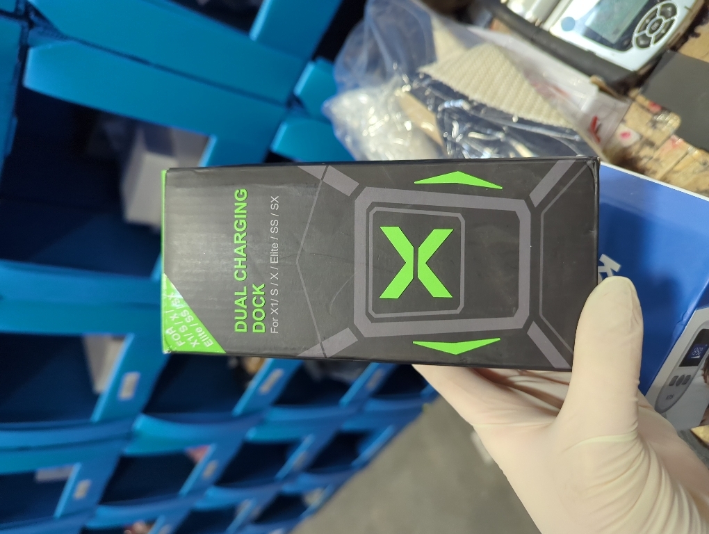 Upgraded Controller Charger Station with 2x5520mWh Rechargeable Battery Packs for Xbox One/Series X|S, Dual Charging Dock for Xbox One Battery Pack (Controller not Included)