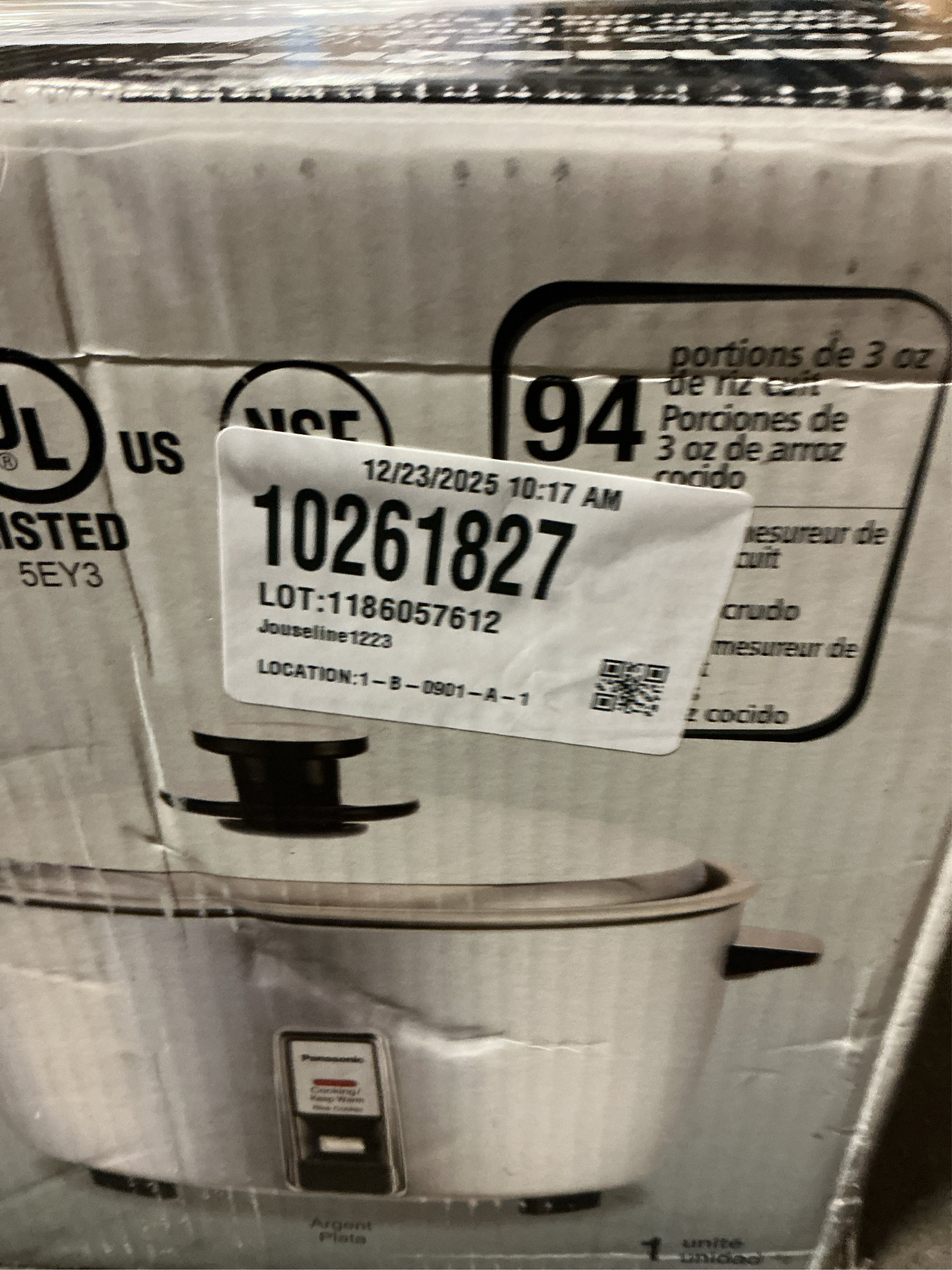 Panasonic SR-42HP - Rice Cooker - 1.6 KW - White