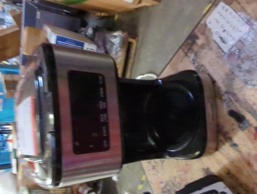 Taylor Swoden 12-Cup Programmable Coffee Maker, Regular & Strong Brew Drip Coffee Machine for Home and Office, Glass Carafe, Pause & Serve, Auto Shut Off, Black & Stainless Steel